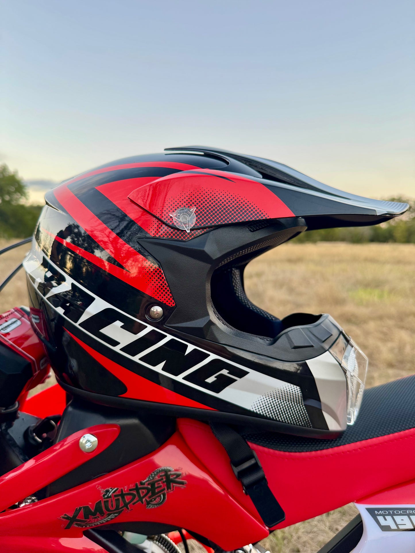 X-Mudder Red Helmet