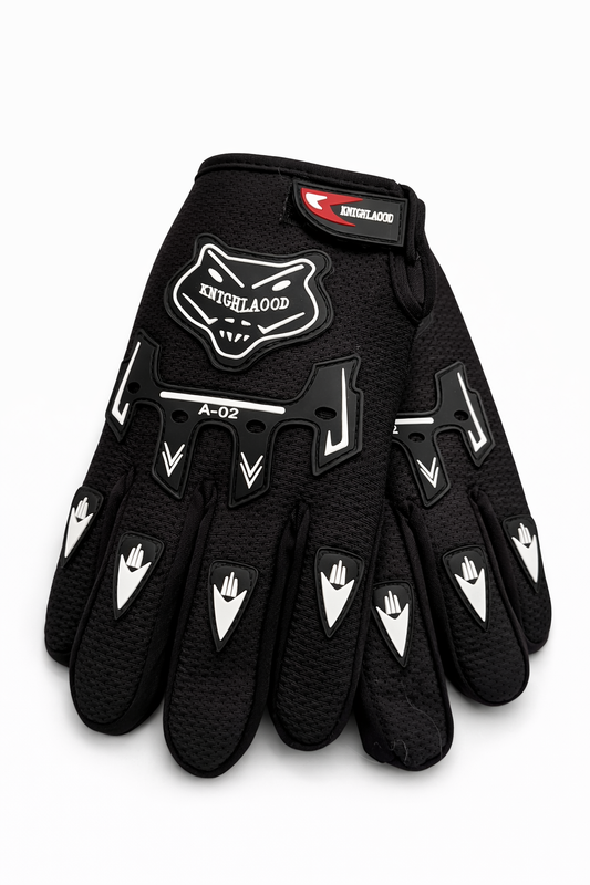 X-Mudder Dirt Bike / Bicycle Gloves – Black – Protective Riding Gloves